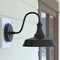 Vaxcel Dorado 1 Light Dusk to Dawn Bronze Gold Farmhouse Barn Dome Outdoor Wall Lantern T0367 - alternate 3
